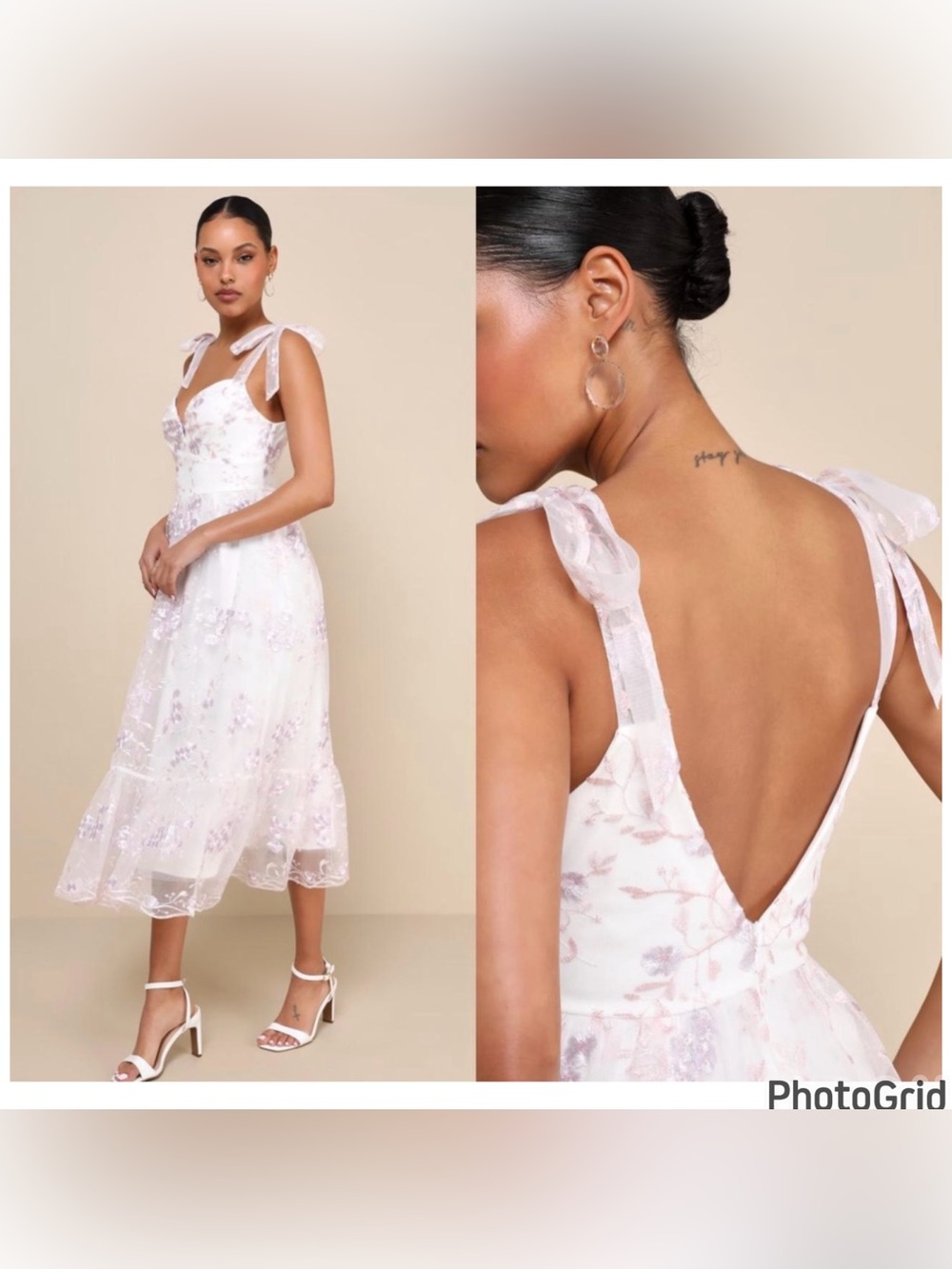LULU’s Embroidered Tulle Fairy Dress XS NWT